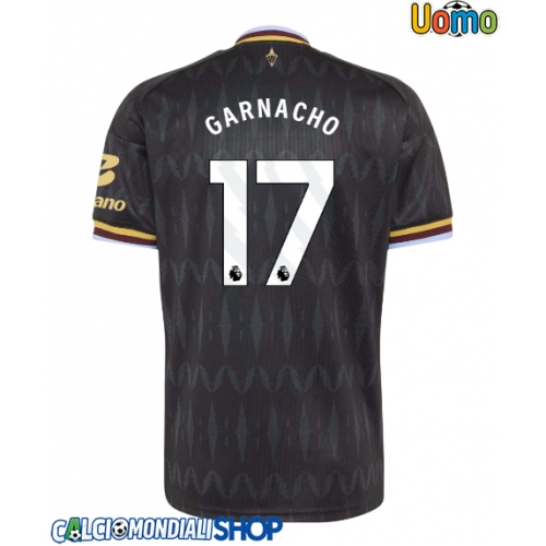 Maglie da calcio Aston Villa Alejandro Garnacho #17 Seconda Maglia 2026-27 Manica Corta